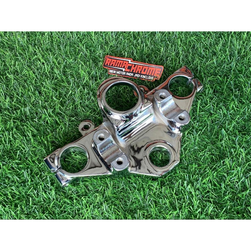 SEGITIGA ATAS PETAK RX KING ORIGINAL CHROME