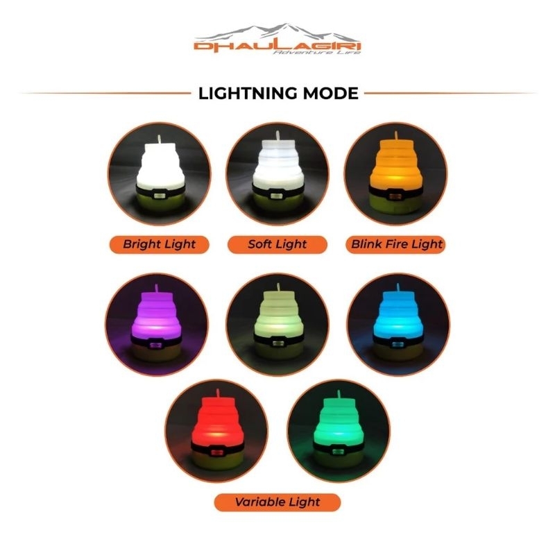 Lampu tenda Dhaulagiri - lampu tenda