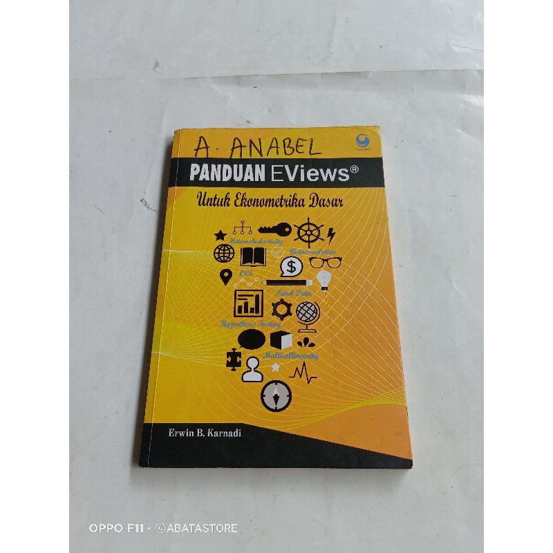 BUKU PANDUAN EVIEWS UNTUK EKONOMETRIKA DASAR ERWIN B KARNADI