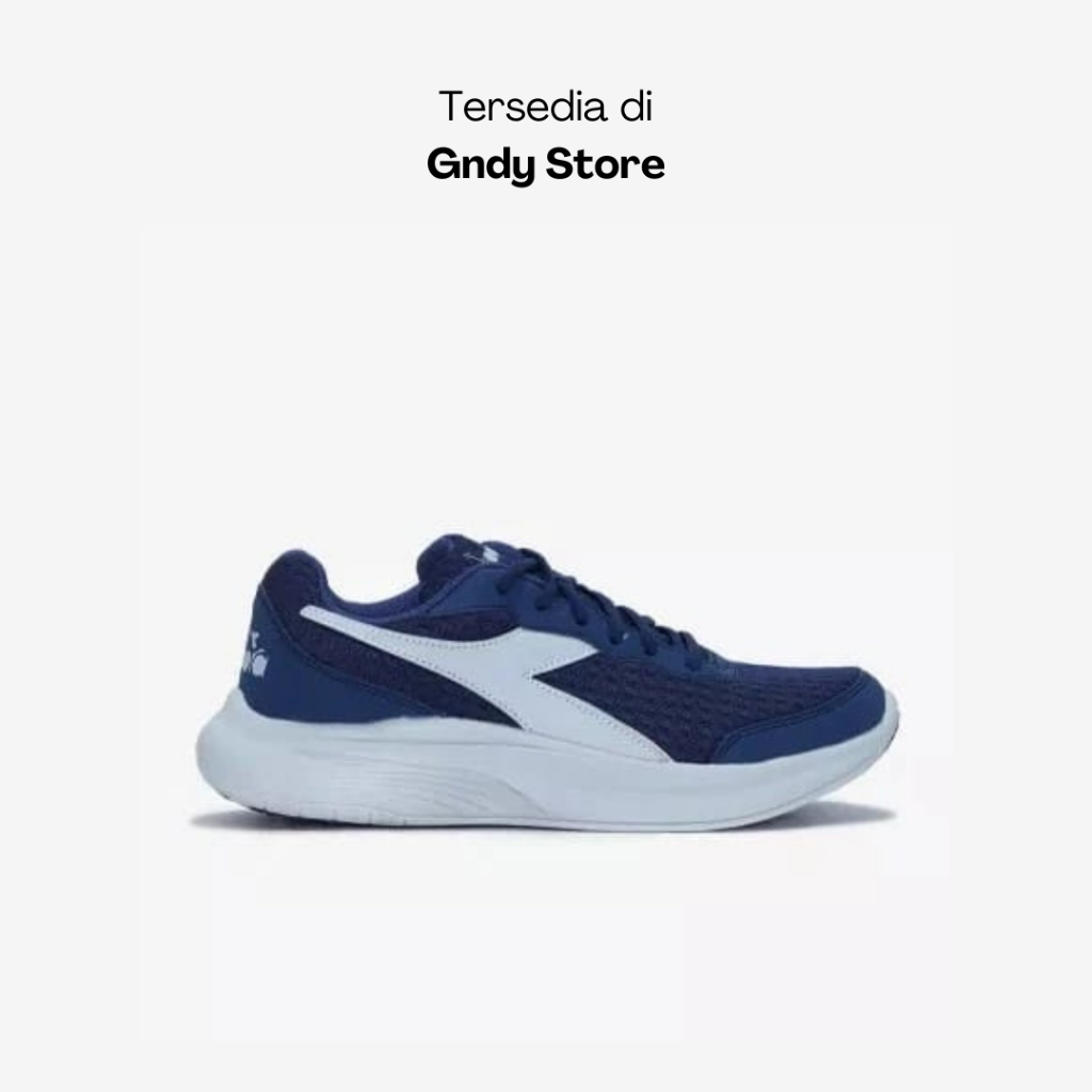 Sepatu Lari Pria Diadora Eagle 5 Blue Corsair Running Men Original