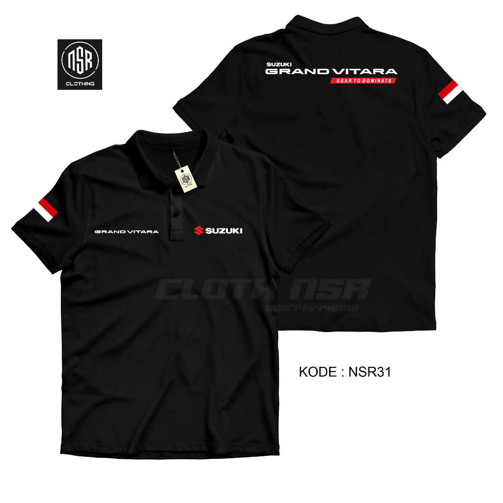 Polo shirt grand vitara/baju grand vitara/polo new grand vitara
