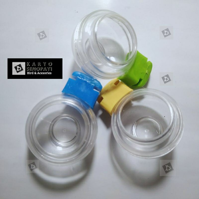 Cepuk cangkir G&A burung kecil pleci, kolibri,wadah pakan minum burung