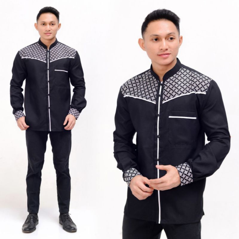 BAJU BATIK COUPLE MODERN Monalisa Genes MERAH BIRU TOSCA UNGU ORANGE Garansi Termurah shopee