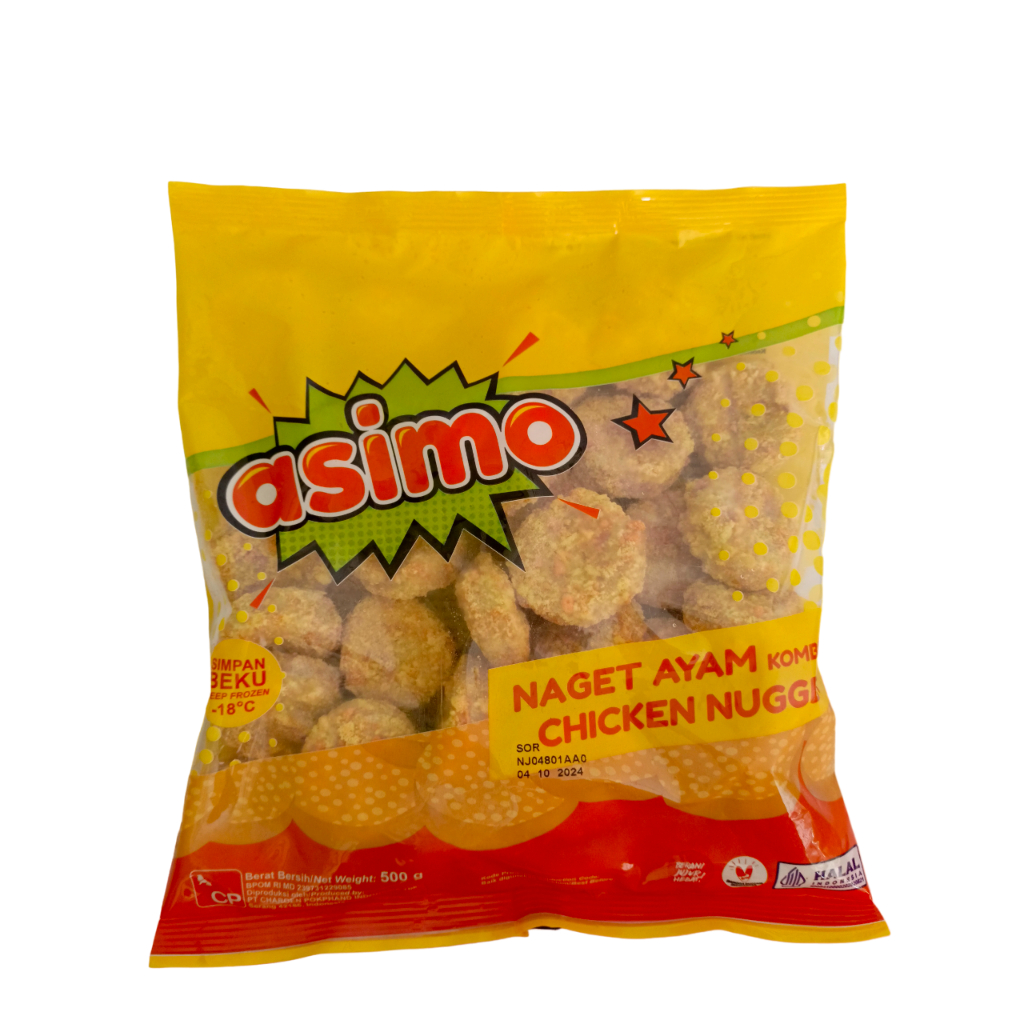 

ASIMO Nugget 500gr/Asimo chiken stik 500gr/Asimo nugget 1kg/Asimo nugget 250gr/