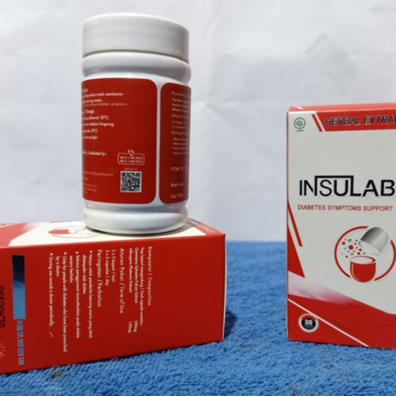 INSULAB - Original Herbal Obat Diabetes Atasi Kencing Manis Dan Turunkan Kadar Gula
