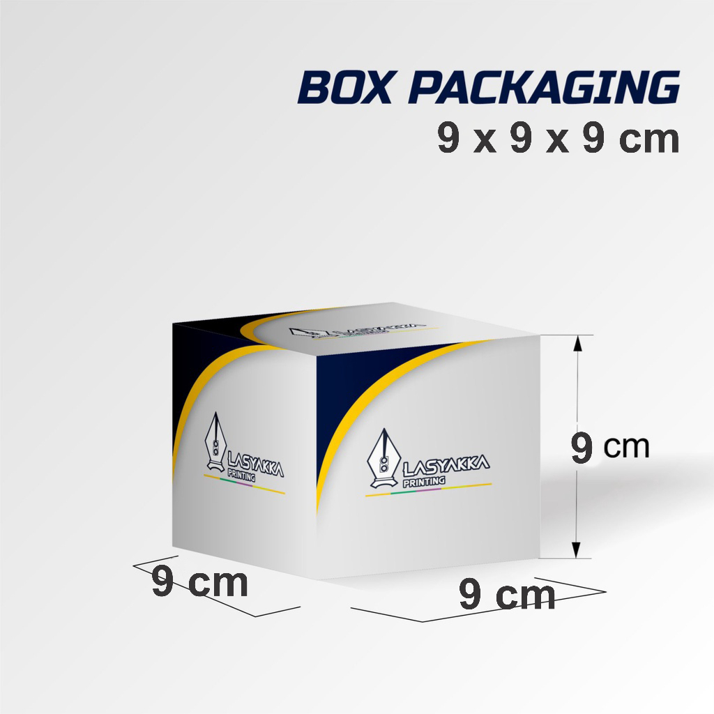 

box packaging custom ukuran 9 x 9 x 9 cm / box souvenir / box parfume / box lilin