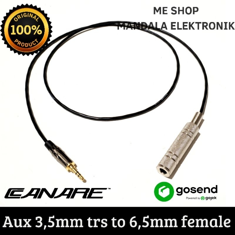 jack mini aux 3,5mm male to jack akai 6,5mm female stereo