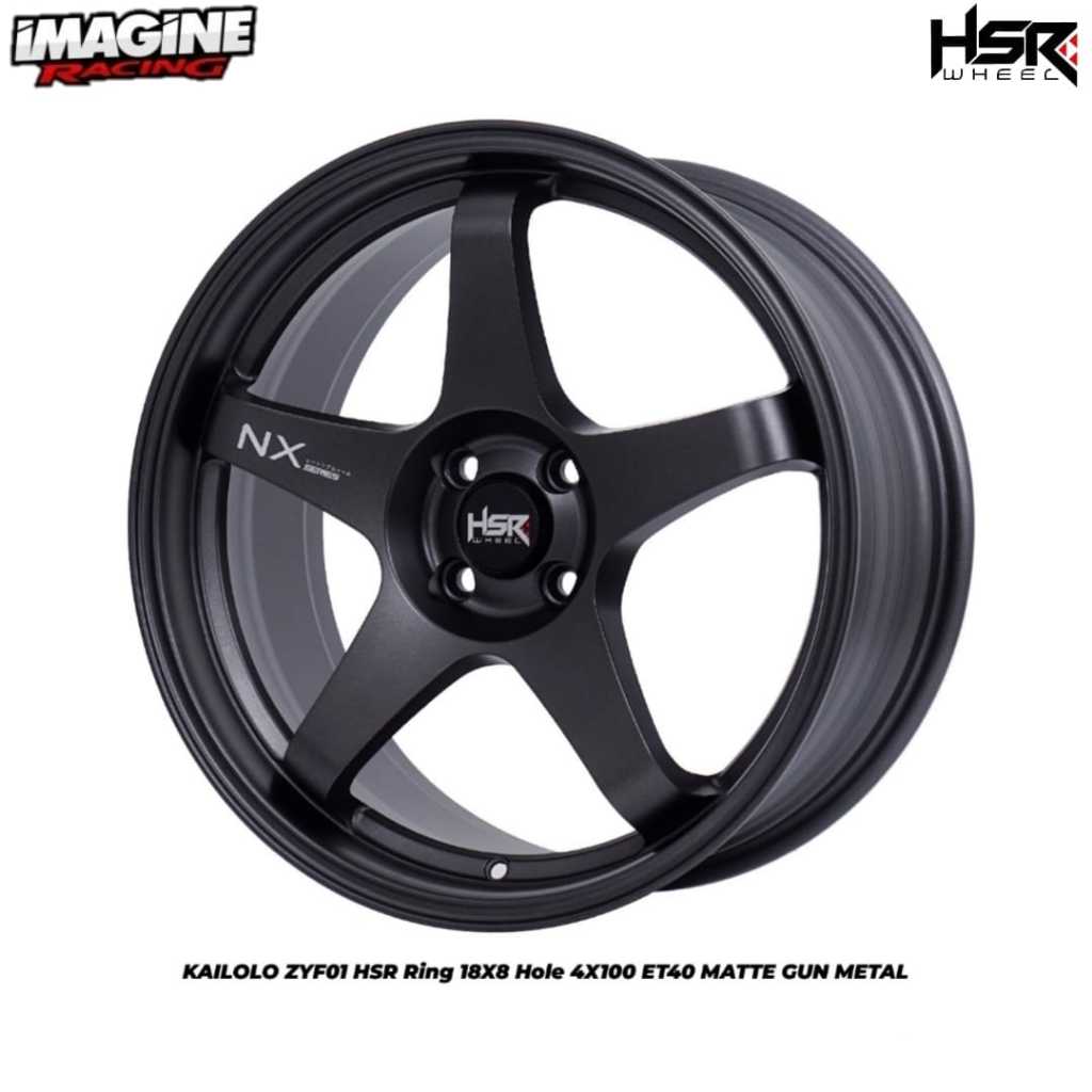 Velg racing mobil raize march accent ring 18 pcd 4x100 hsr kailolo