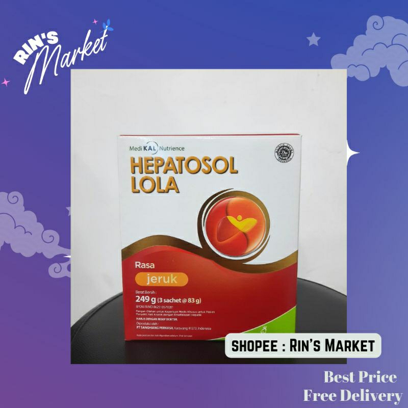 

Susu HEPATOSOL LOLA Rasa Jeruk 249 gram