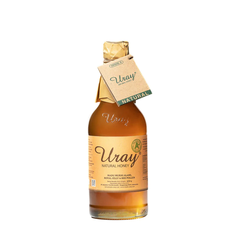 

Uray Natural Honey Madu Murni Alami Royal Jelly & Bee Pollen 450g
