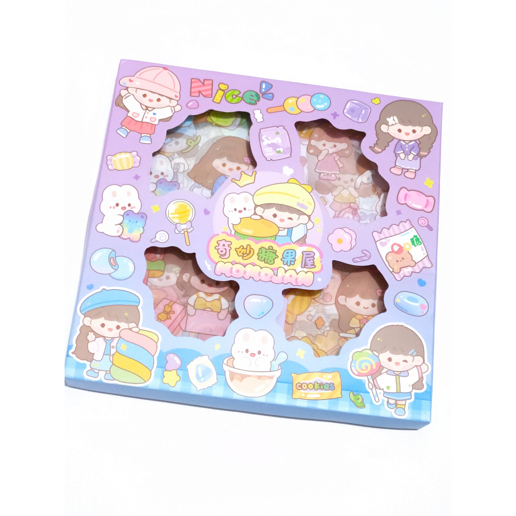 

Sticker Momo Motif Kartun Lucu Sanrio BT21 Superhero / Sticker Viral Dekorasi Jurnal