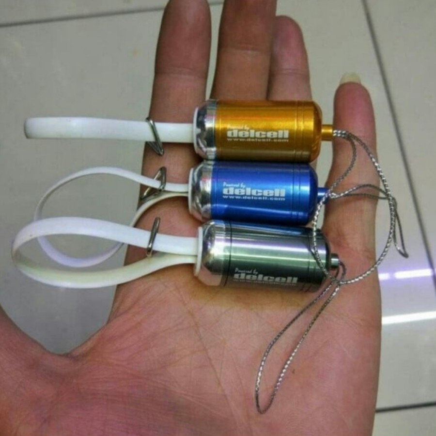 Delcell Card Reader Micro SD Mini Stainless + Kabel Micro USB Pendek