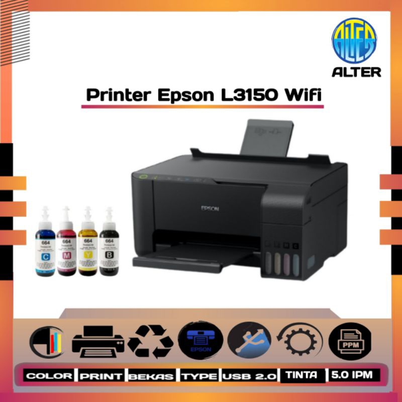 Printer Epson L3150 All In One EcoTank Wi-Fi
