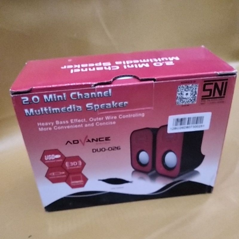 USB SPEAKER / SPEAKER LAPTOP / SPEAKER MINI USB ADVANCE DUO - 026