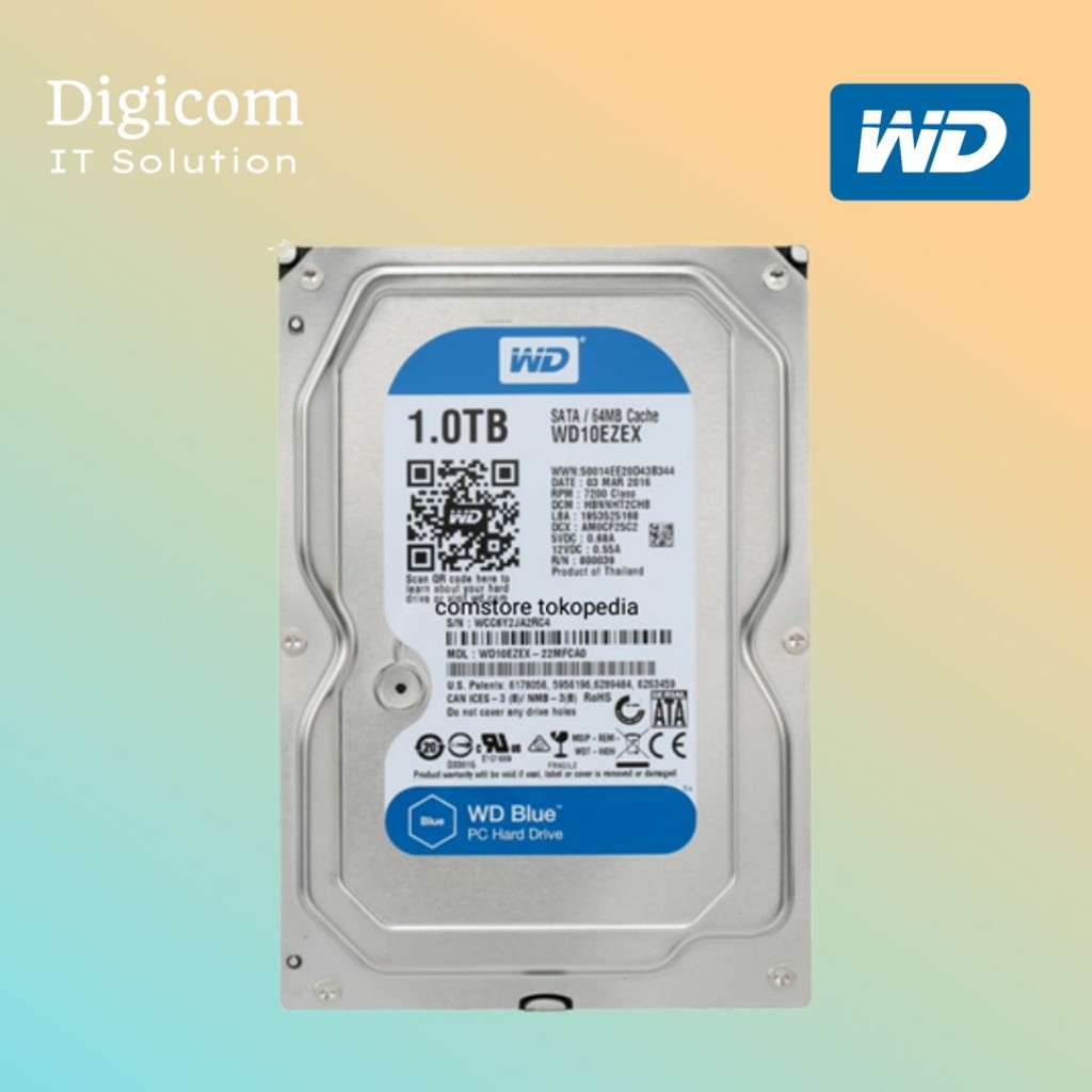 HDD 3.5" WD 1TB SATA INT