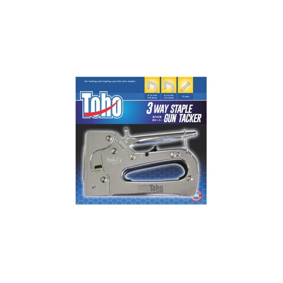 

3 WAY STAPLE GUN TACKER PRO | STAPLES GUN TOHO MULTIFUNGSI