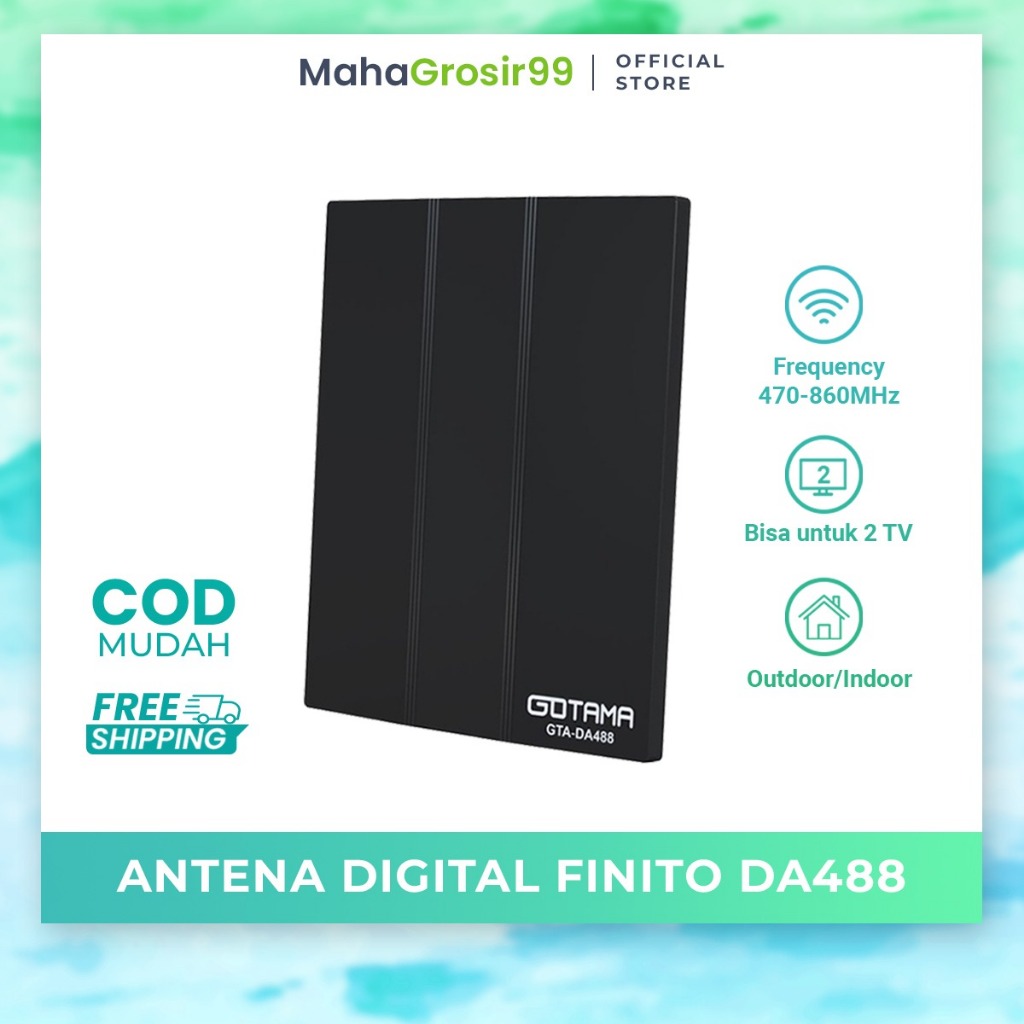 Antena TV Digital Indoor Outdoor Gotama 2 TV DA-488