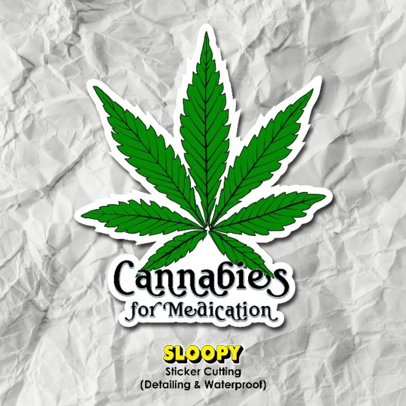 

Sloopy - Stiker Cannabies Sticker Weed for Healthy