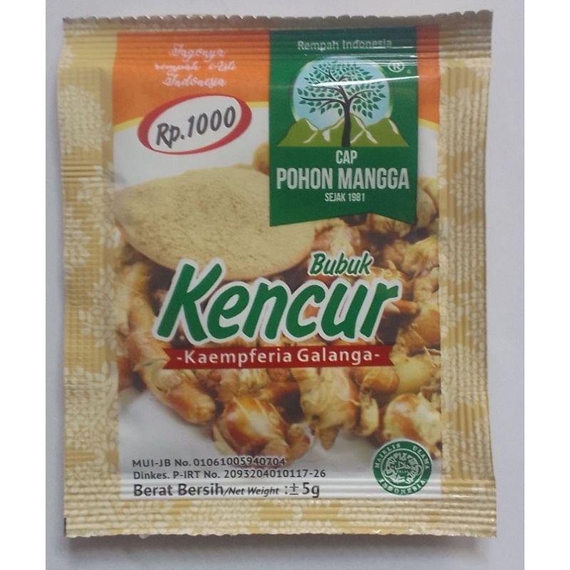 

Bubuk Bawang Merah, Kemiri, Kencur, Pala Super, Cap Pohon Mangga