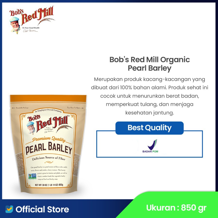 

Bob's Red Mill Pearl Barley 850 gr