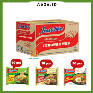 

Indomie Mie Instant Mix 1 Dus 40pcs - ayam bawang, soto, goreng