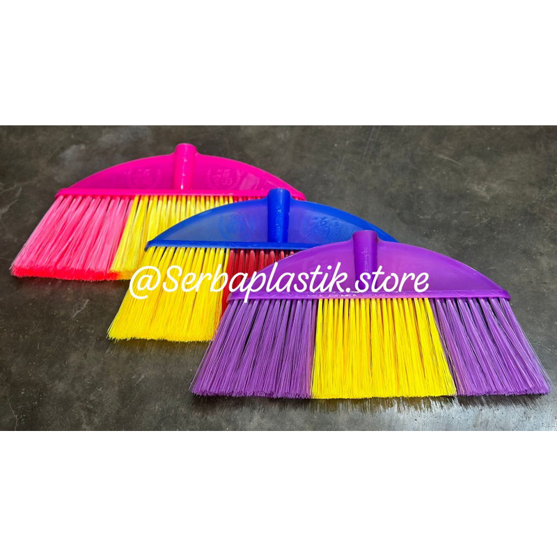 (SAPU + GAGANG) Sapu lantai gagang kayu / sapu teras / sapu murah / sapu kayu / sapu rumah / sapu mu