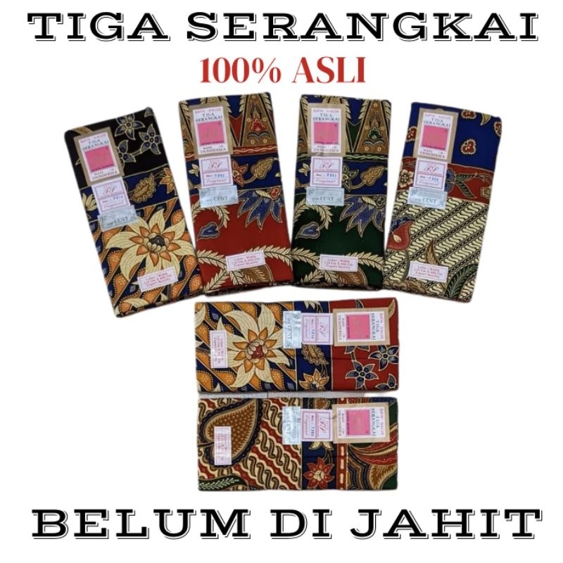 SARUNG BATIK 3 SERANGKAI ORI
