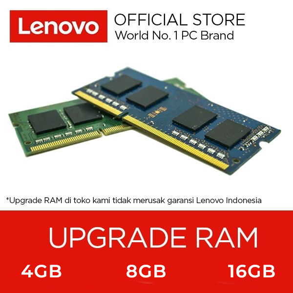 Upgrade Ram 4GB, 8GB, 16GB, 32GB