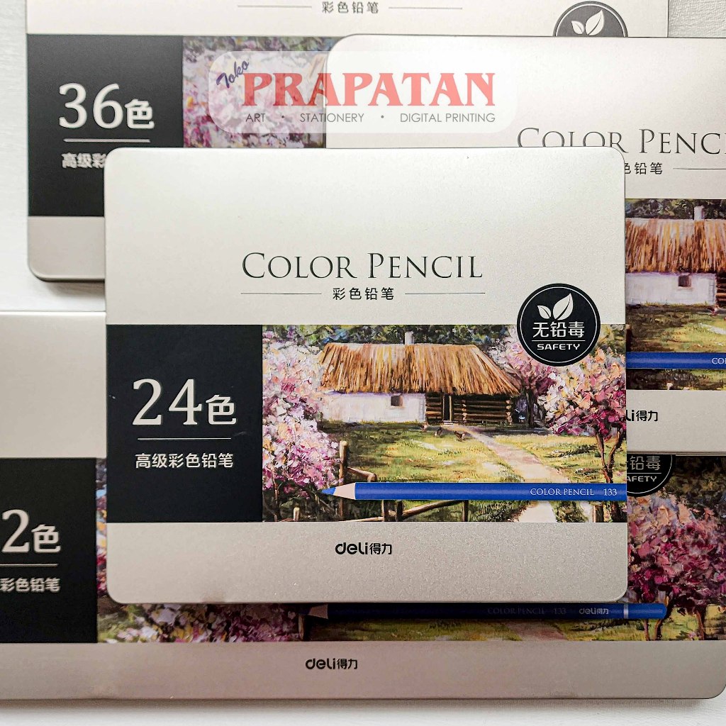 

Pensil Warna Minyak Deli 656 Tin Case | Oil Color Pencil