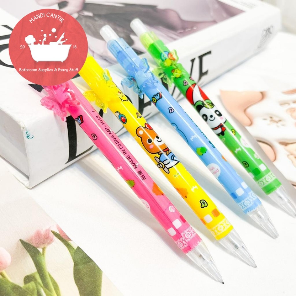 

PENSIL CETEK MEKANIK BERUANG KUPU-KUPU PCM-1026 ALAT TULIS SEKOLAH AESTHETIC KOREA COD TERJANGKAU