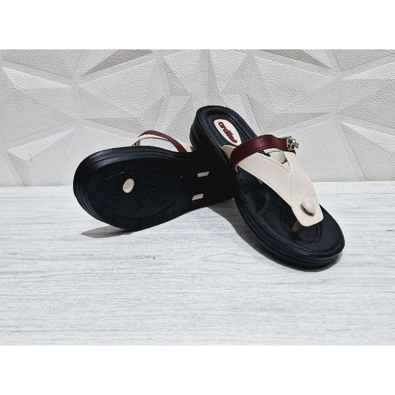 sendal wedges wanita tebal original Ardiles