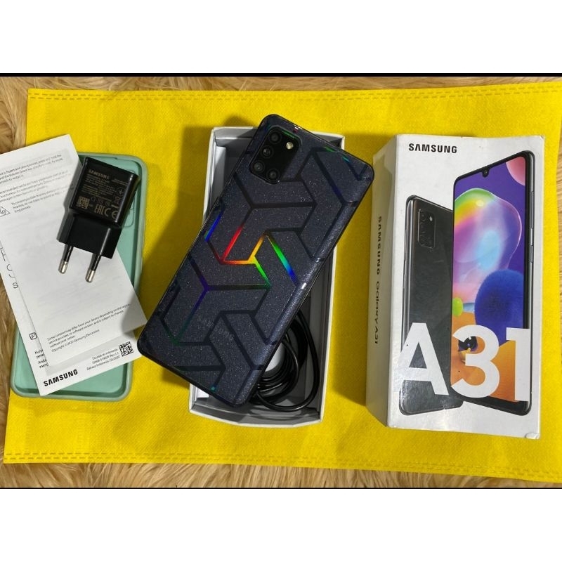 Samsung A31 6/128 Nominus Fulset garansi layar Amoled