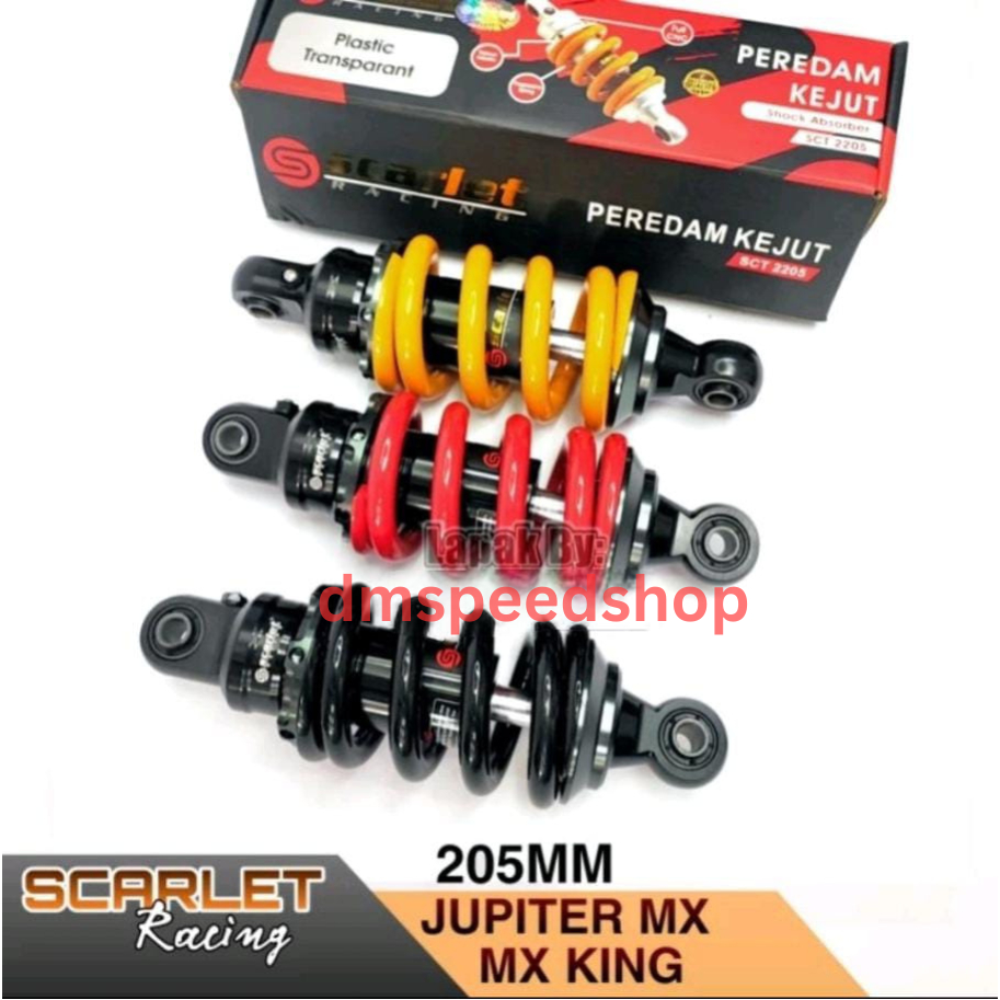 monoshock scarlet jupiter mx old new 135 king 150 mxking shock lama