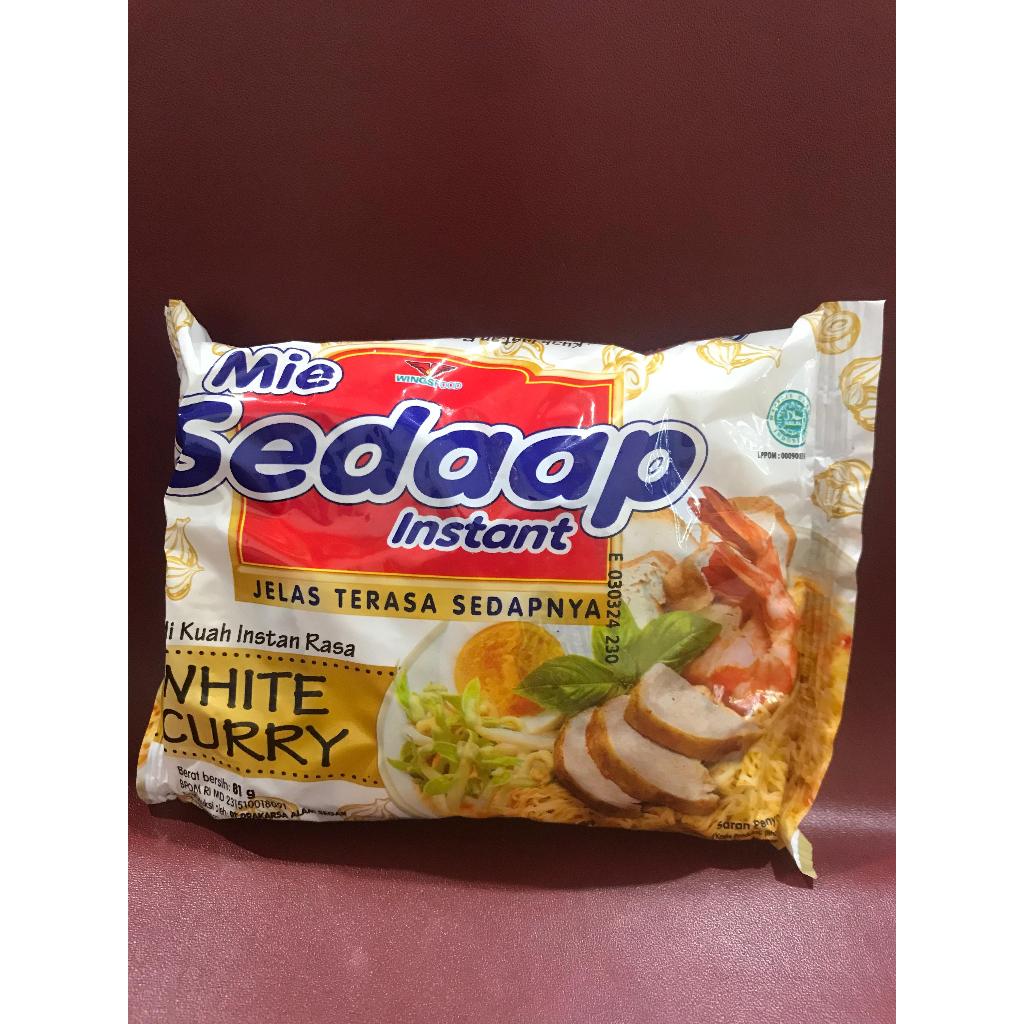 

Sedaap Mie Kuah Instant White Curry 81g - Mie Instan Sedaap White Curry