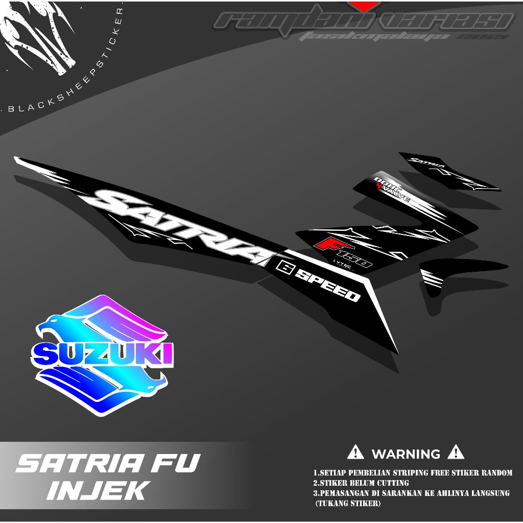 STRIPING SATRIA FU FI - STRIPING SATRIA FU IJNEK - FU FI NEW