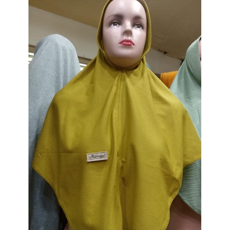 Bergo instan pet polos by kimikey/bergo pet tali polos kimikey