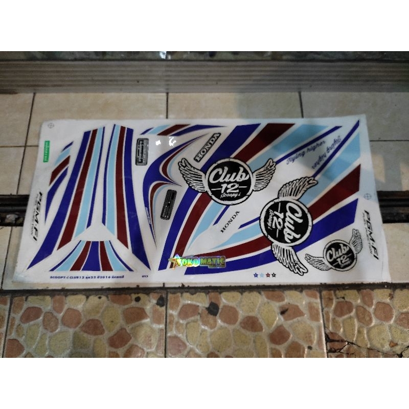 Striping Scoopy Club 12 original KODAK thailand