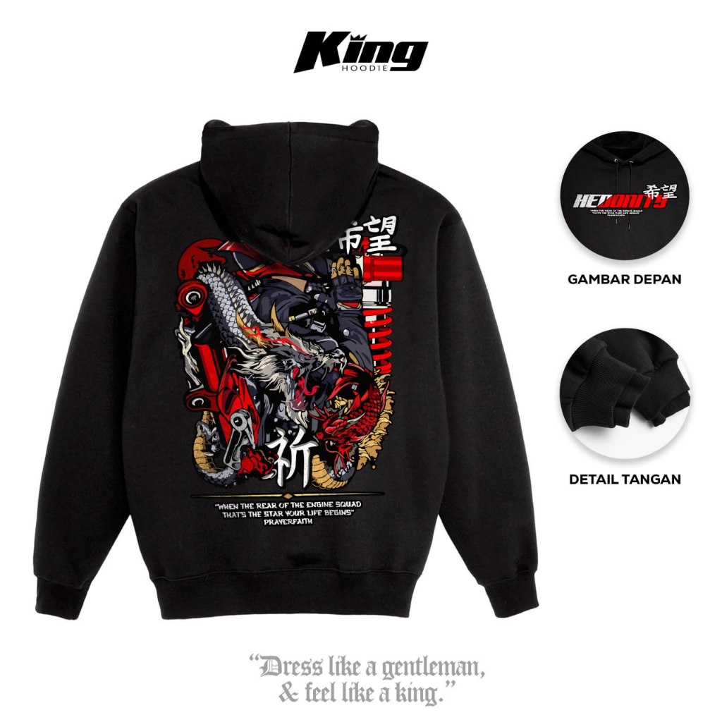 COD  Jaket Sweater Hoodie Pria Distro wadezigOriginal Big Size Jumbo M - XXL Hoodie Sunmori