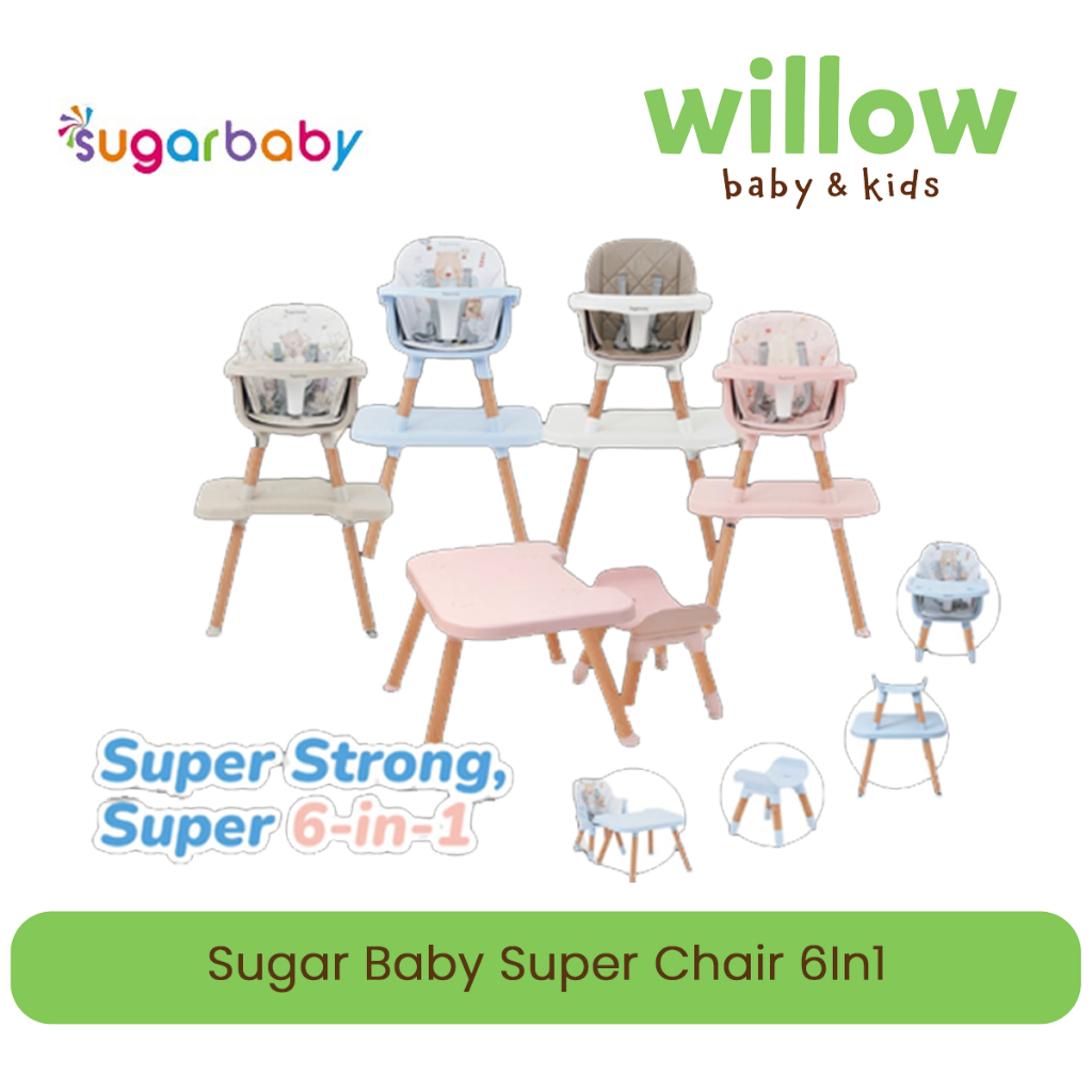 Kursi Makan Bayi - Sugar Baby Super Chair 6In1 Super Chair