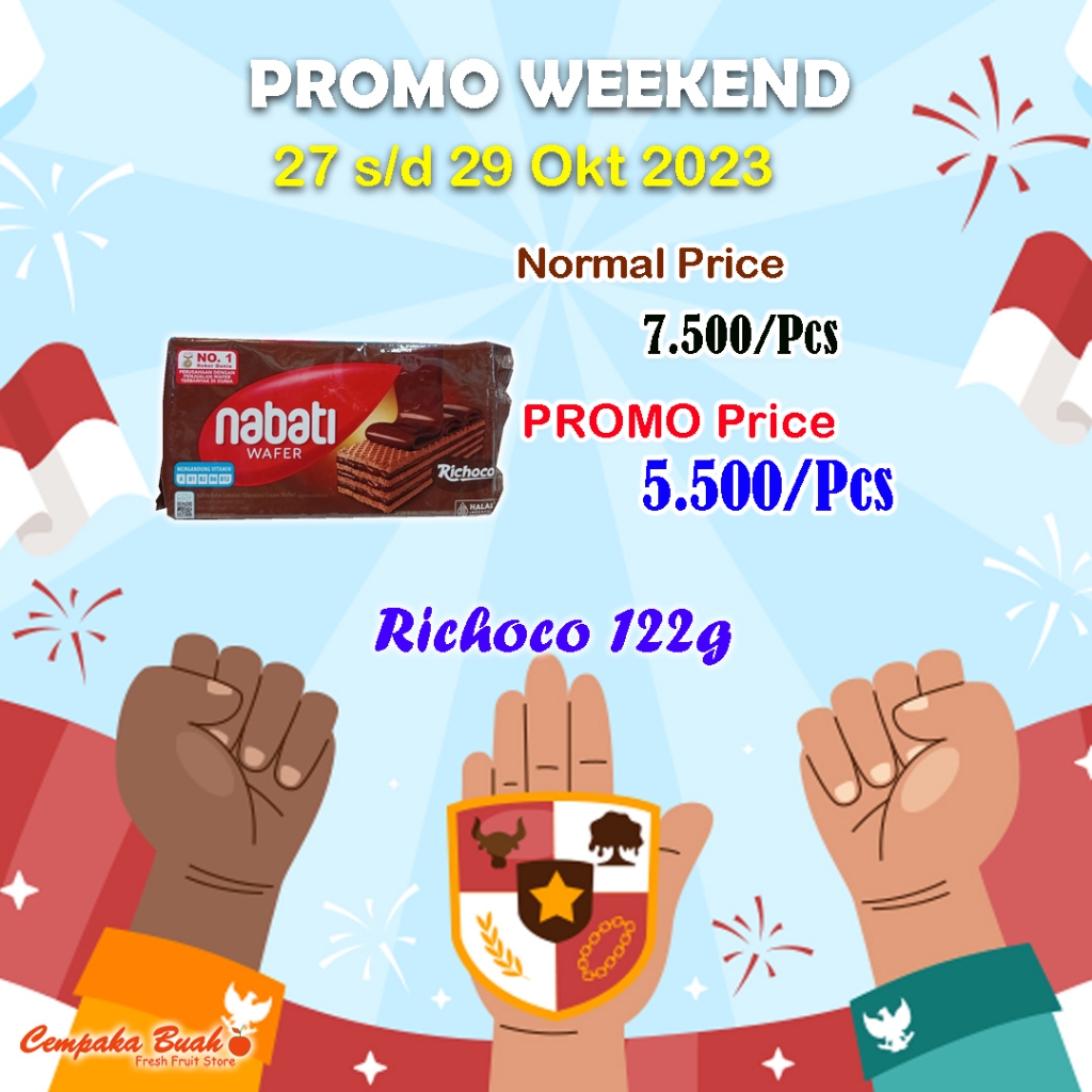 

RICHOCO NABATI WAFER 122g