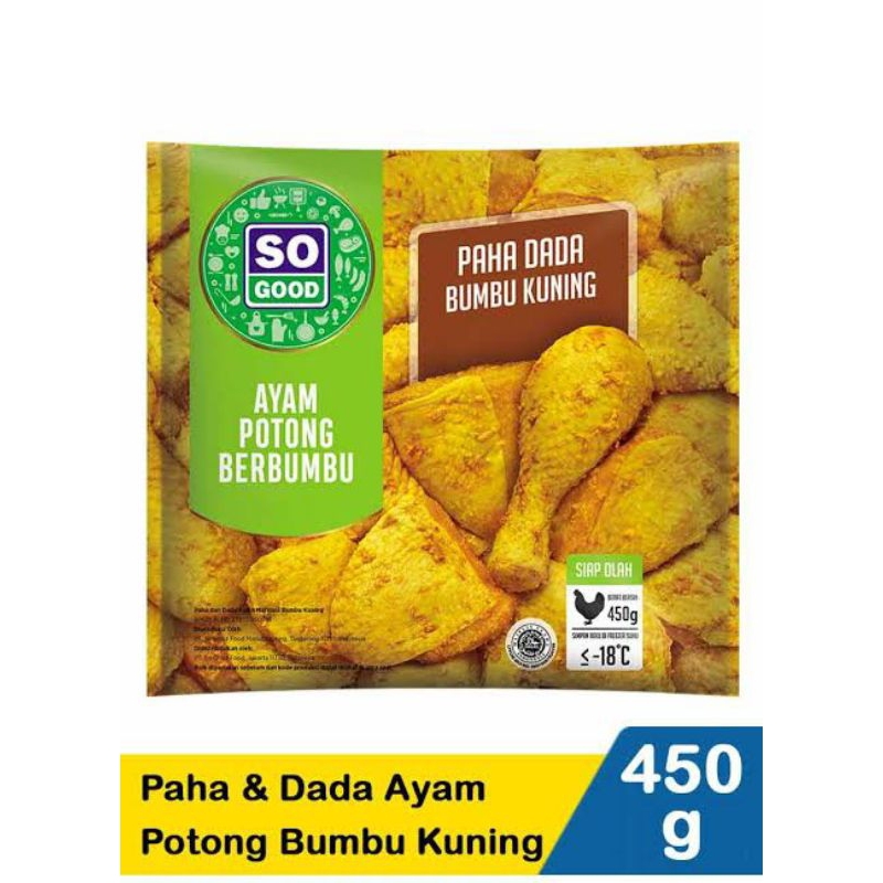 

So Good Ayam Potong (Paha Dada) Bumbu kuning 450gr