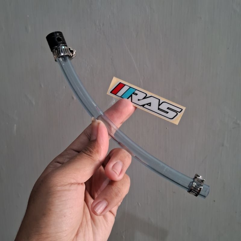 Selang Sugest Selang biru bening Premium CNC Hitam model HRC MotoGP