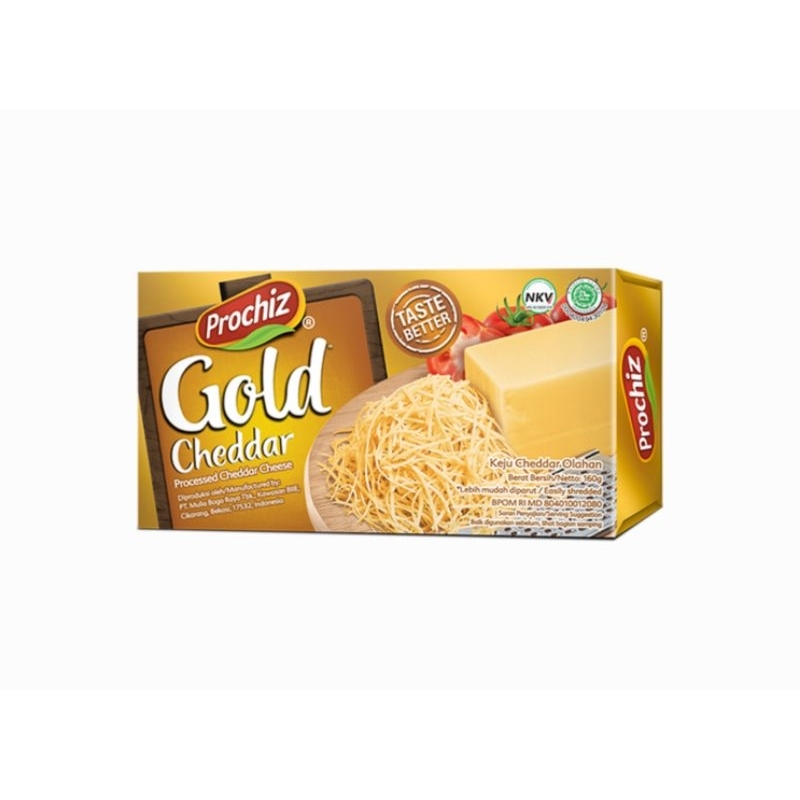 

Keju Prochiz Gold Cheddar 160g