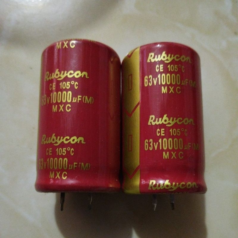 ELKO RUBYCON MERAH 10000UF 63V ELCO BODI 3CM