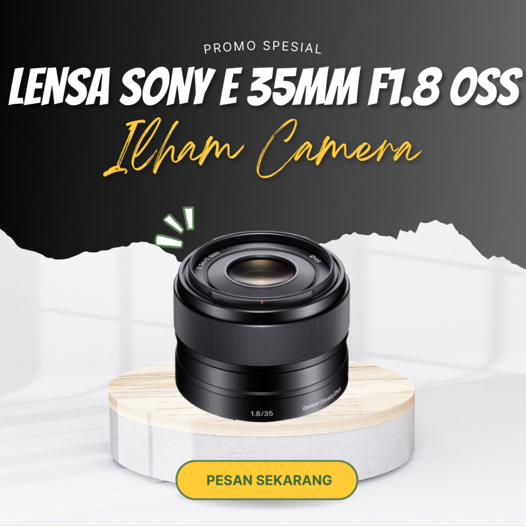 LENSA SONY E 35MM F1.8 OSS GARANSI RESMI SAMPAI MARET 2025