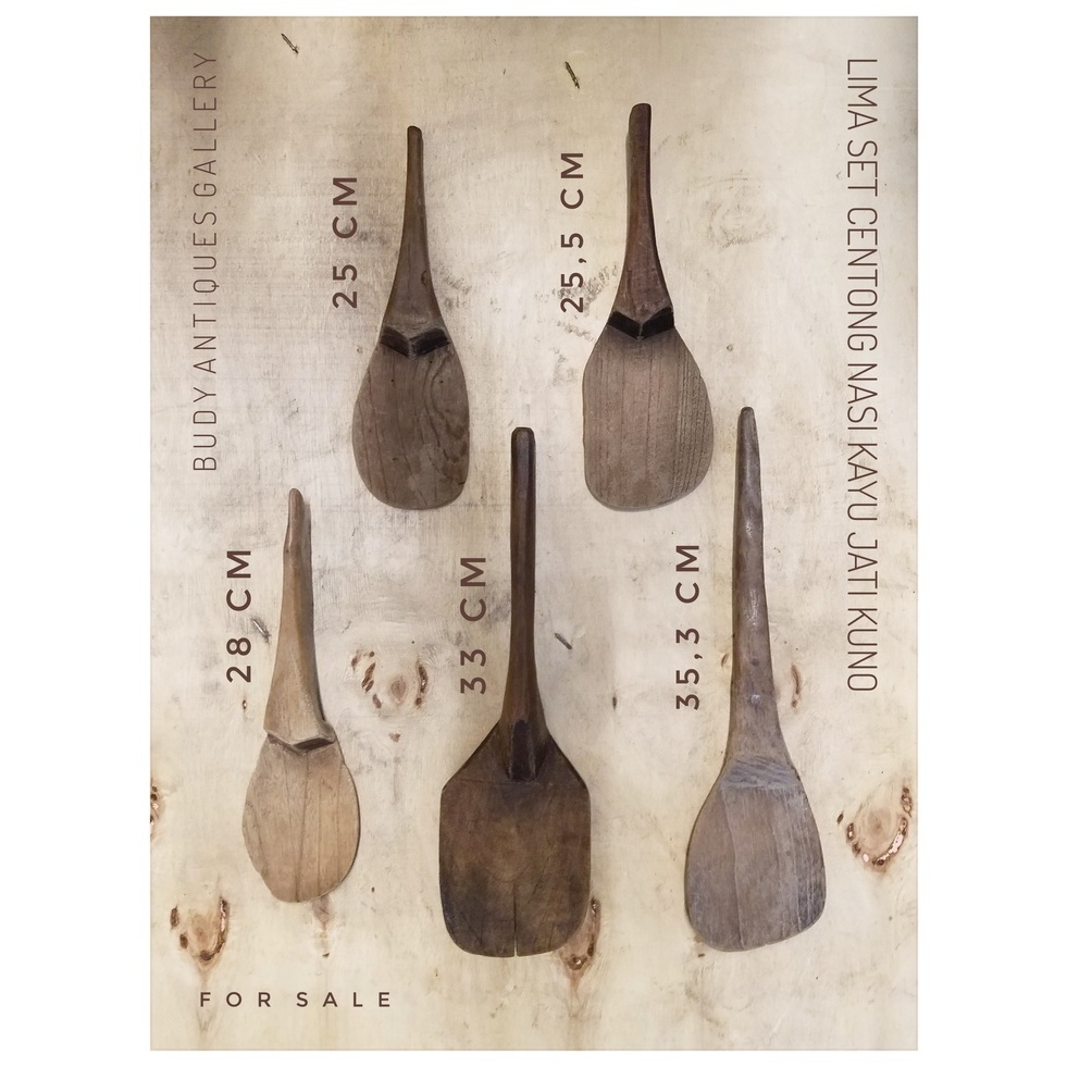 Lima Set Centong Jati Kuno