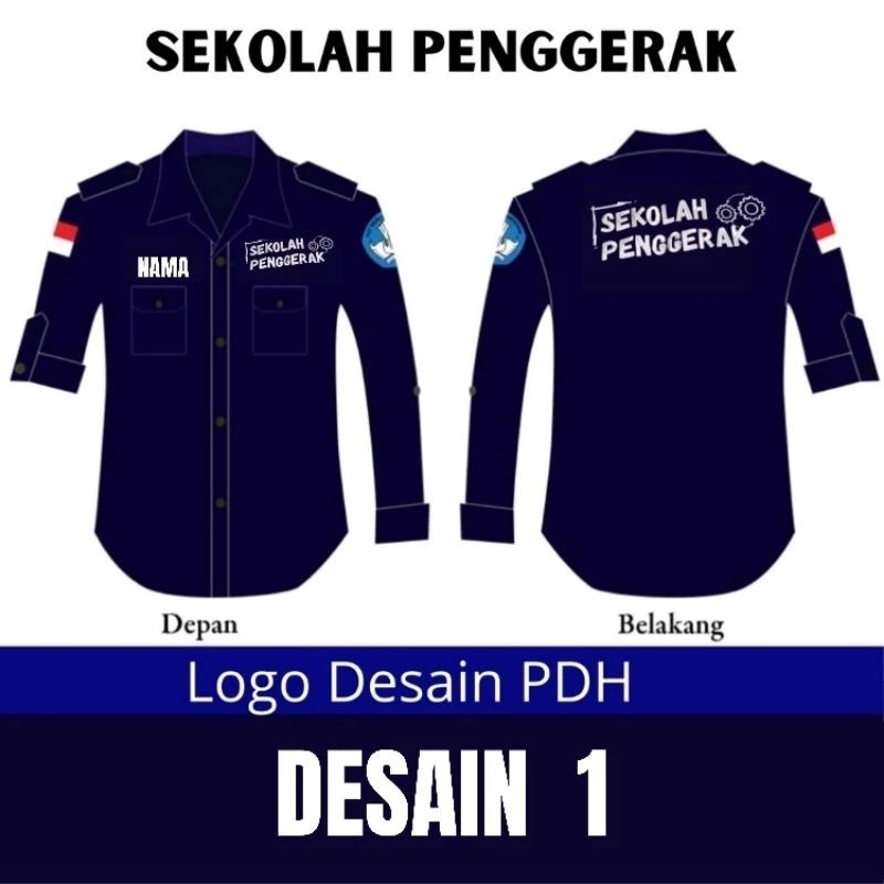 kemeja sekolah penggerak seragam sekolah penggerak pdh sekolah penggerak pdl sekolah penggerak baju 