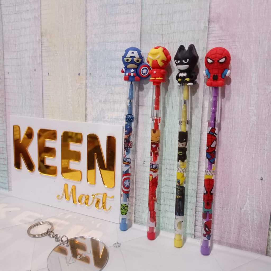 

Pensil lantu/lantu bensia/pensil cabut lucu/pensil bongkar pasang AVENGERS