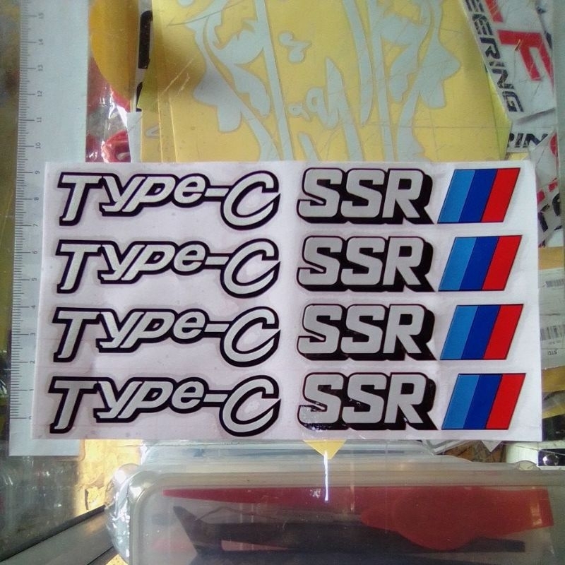 SSR type-c stiker cutting velg