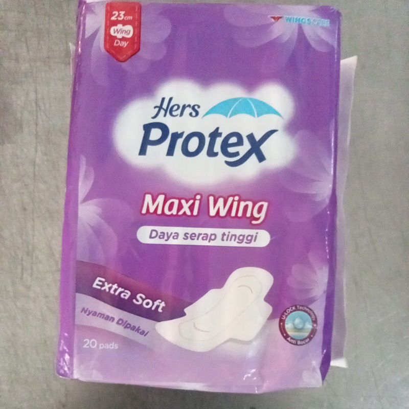 HERS PROTEX MAXI WING 23CM WING DAY 20PADS